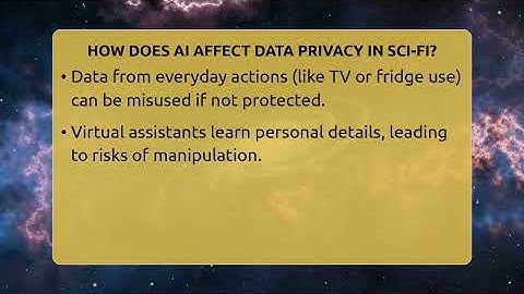How Does AI Affect Data Privacy In Sci-fi? - The SciFi Reel