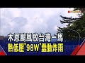 颱風&quot;木恩&quot;料不侵台 菲國旁另有低氣壓生成 新生成低氣壓&quot;98W&quot;仍難測 可能走東部外海｜非凡財經新聞｜20250703