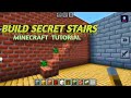 BUILD HIDDEN STAIRS in Minecraft!#minecraft #minecrafttutorial #trending #viralvideo
