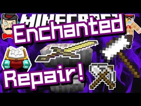 Minecraft NEW ANVILS ! Repair Enchanted Items! - YouTube