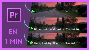 Aprende a Crear el Efecto de REVELACIÓN DE TEXTO | TITULOS en Adobe Premiere