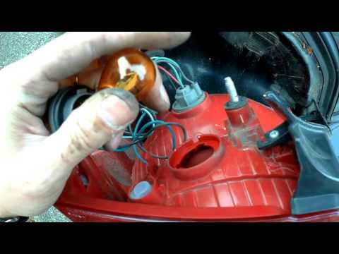 How to Remove Replace Taillights and bulbs Mitsubishi Galant 04-09