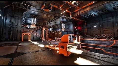 Sci-fi Modular Interior Space Station - Unreal 5 Walkthrough