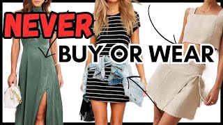 10 FASHION ITEMS I NEVER BUY/WEAR! 2024 Style Tips