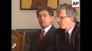 Croatia-Franjo Tudjman meets Bosnian PM Muratovic