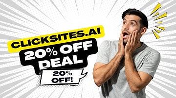 ClickSites.ai Review: Build an AI Website in 5 Minutes! [20% OFF + Fastest Builder in 2025]
