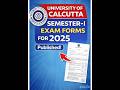 CU has extended the online form submission for B.A./B.Sc./B.Com Semester-1 (CCF &amp; CBCS) exams.