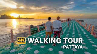 4K HDR Virtual Walking Tour Around Seafood Market (North Pattaya) 2024