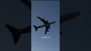 3D Printable RC 747 Thai Airways Flight Footage #rcplane #rcairliner #rc747 #landing