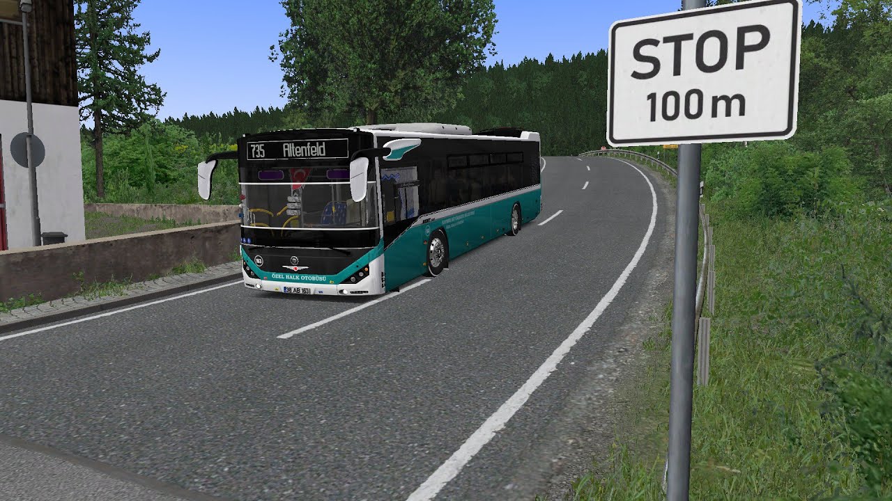 Otokar Kent 290 LF Thüringer Wald Line 735 Realistic Drive Omsi 2 #omsi2 #games #gameplay #gaming