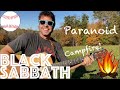 Guitar Lesson: How To Play Paranoid by Black Sabbath - Campfire Edition!