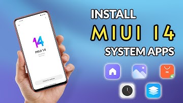MIUI 14 system Apps update | new widgets | System launcher | Calculator | Compass | Clock | Gallery