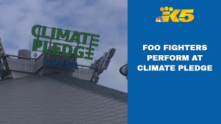 Climate Pledge Arena hosts the Foo Fighters Death Cab for Cutie at soft opening