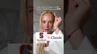 Hättest du das erwartet ???😄😯😯 #claude #stanford #uni #study #student *ad