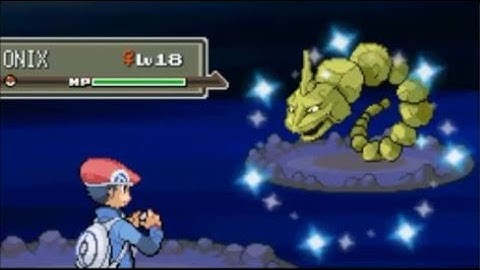 LIVE Shiny Onix in Pokemon Platinum via Random Encounters (phase 2)