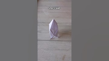 SPACESHIP ORIGAMI TUTORIAL| HOW TO DIY PAPER SPACESHIP CRAFT EASY WAY TO FOLDIND| HANDMADE ART