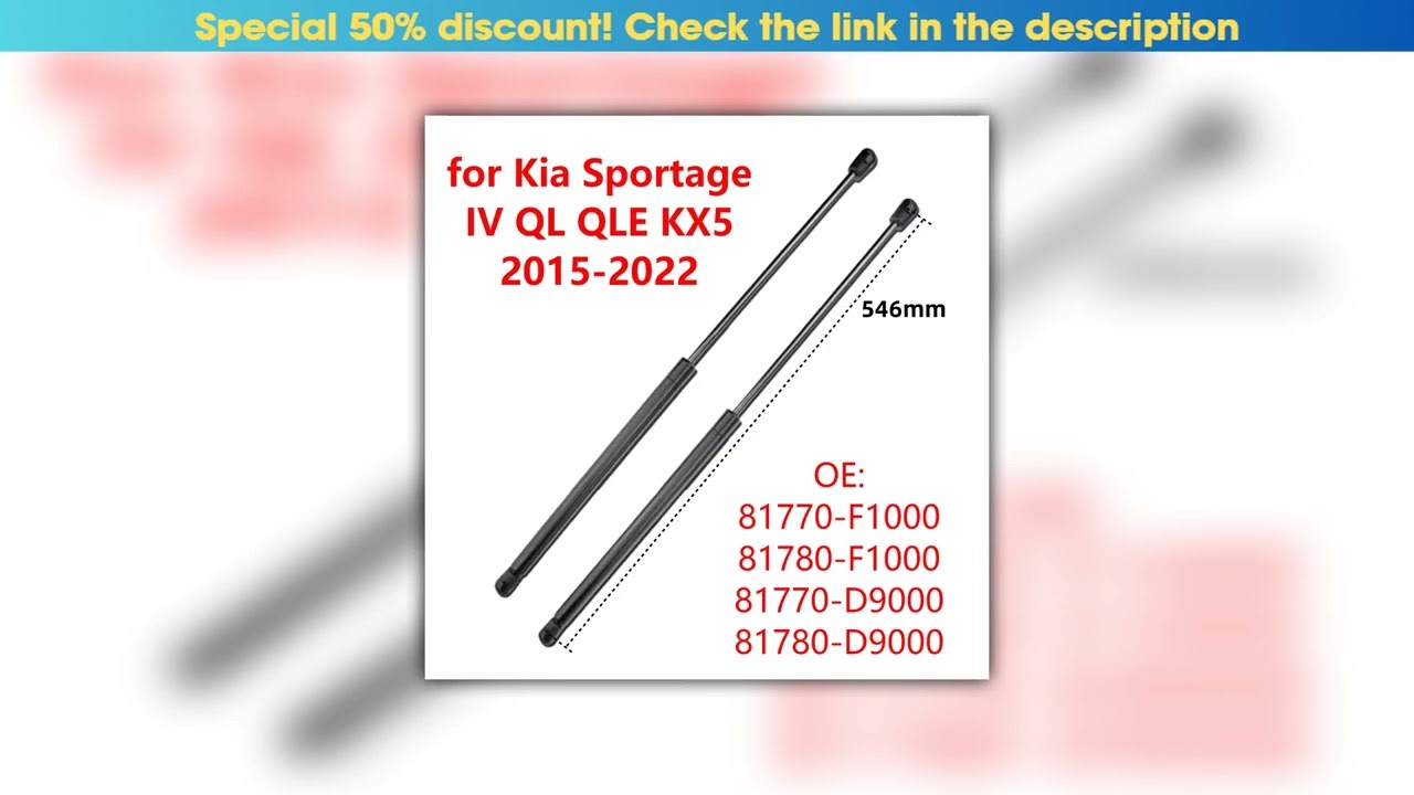 Flash Sale 2Pcs 81770-F1000 Car Rear Trunk Boot Tailgate Gas Struts Lift Support Rods for Kia Sport