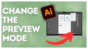 How to change the preview mode in Adobe Illustrator?