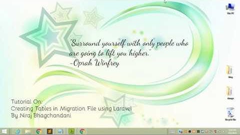 9.  Creating Tables using Migration Files in Laravel Part   2