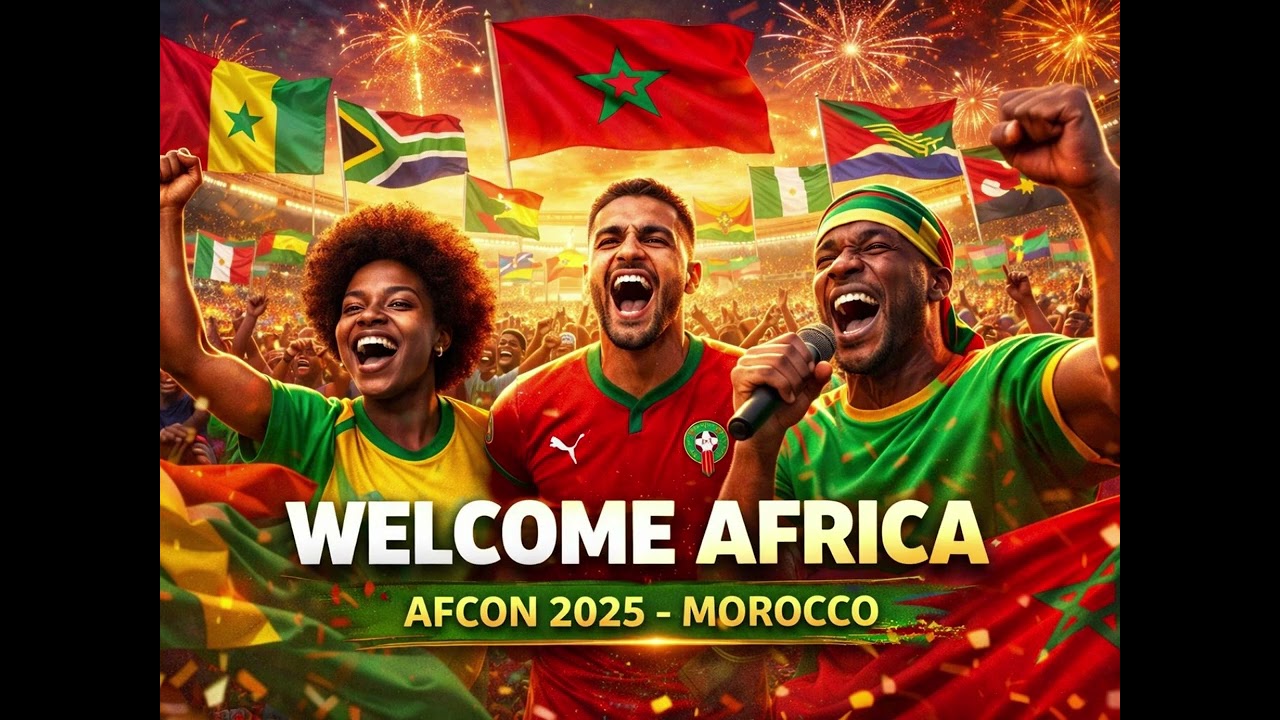Welcome Africa  Official Celebration Song | AFCON 2025 Morocco |