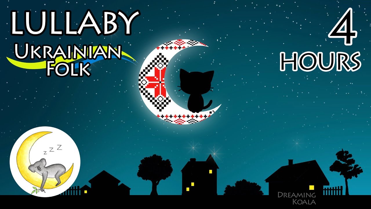 4 Hours Ukrainian Folk Lullaby Grey Kitty, White Kitty Relaxing