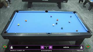 JR vs ARVIN - SNOOK-D - TABLE 14 | EvoSports