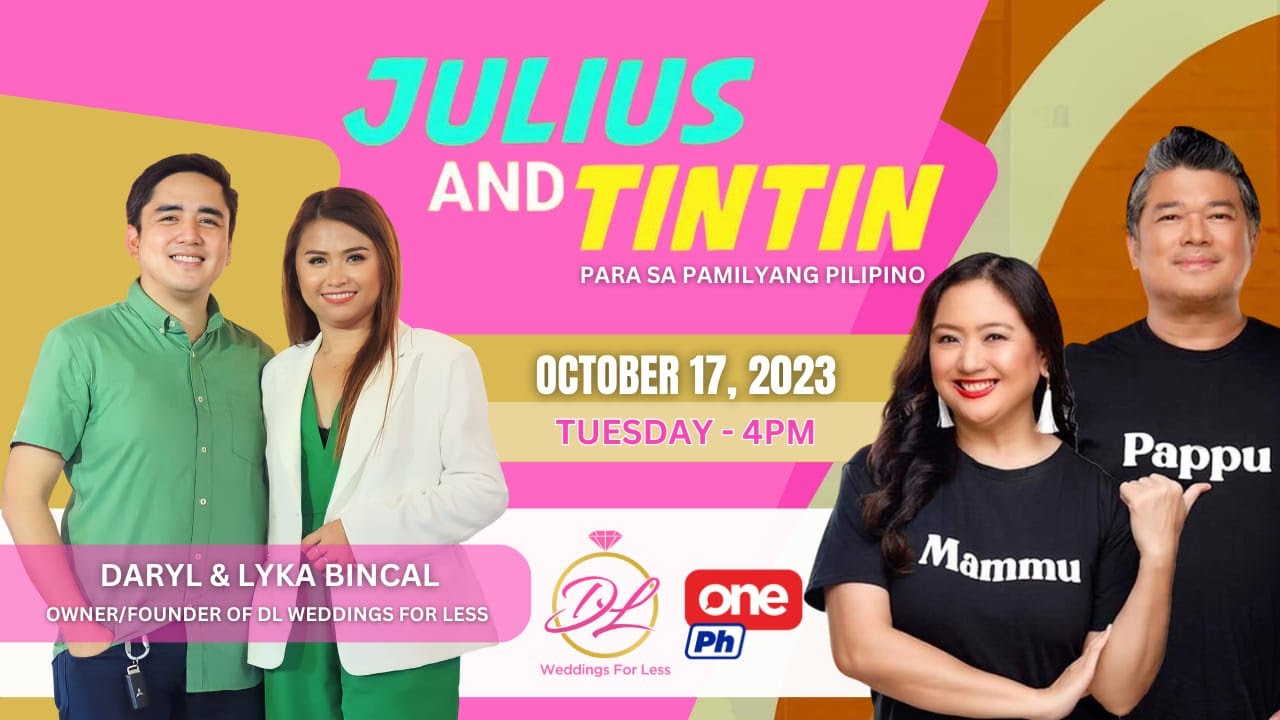 Julius and Tin Tin Interview | DL Weddings For Less | October 17, 2023