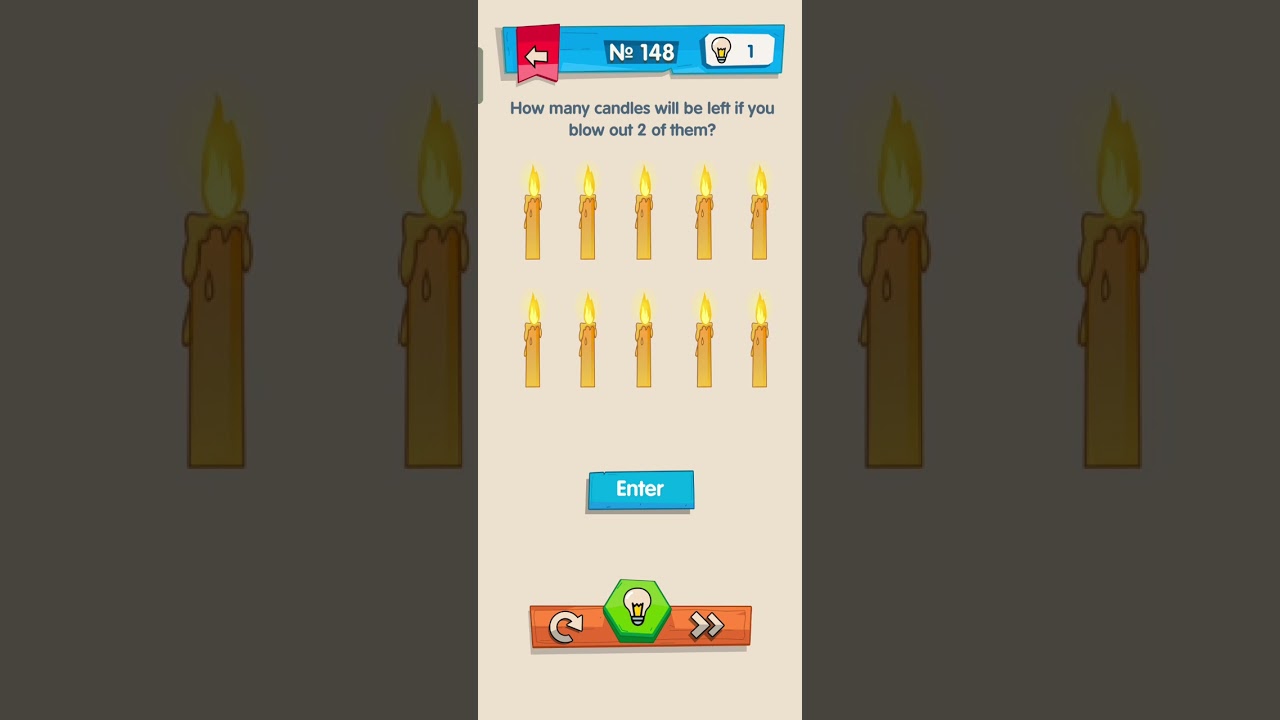 IQ Boost Level 148 | IQ Boost How many candles will be left if you blow out 2