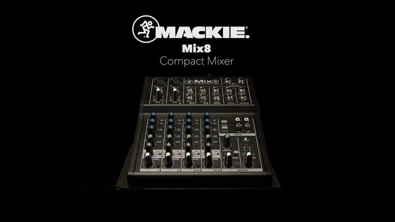 Mackie Mix8 Kompaktmixer | Gear4music-Demo