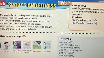 I LEARN SMART START - LOP 5 - THEME 5 - LESSON 1 - PHAN TU VUNG