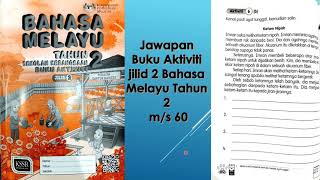 Jawapan Buku Aktiviti Jilid 2 Bahasa Melayu Tahun 2 m/s 60
