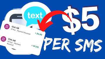 Get paid $5 for receiving sms on your phone (passive Income).