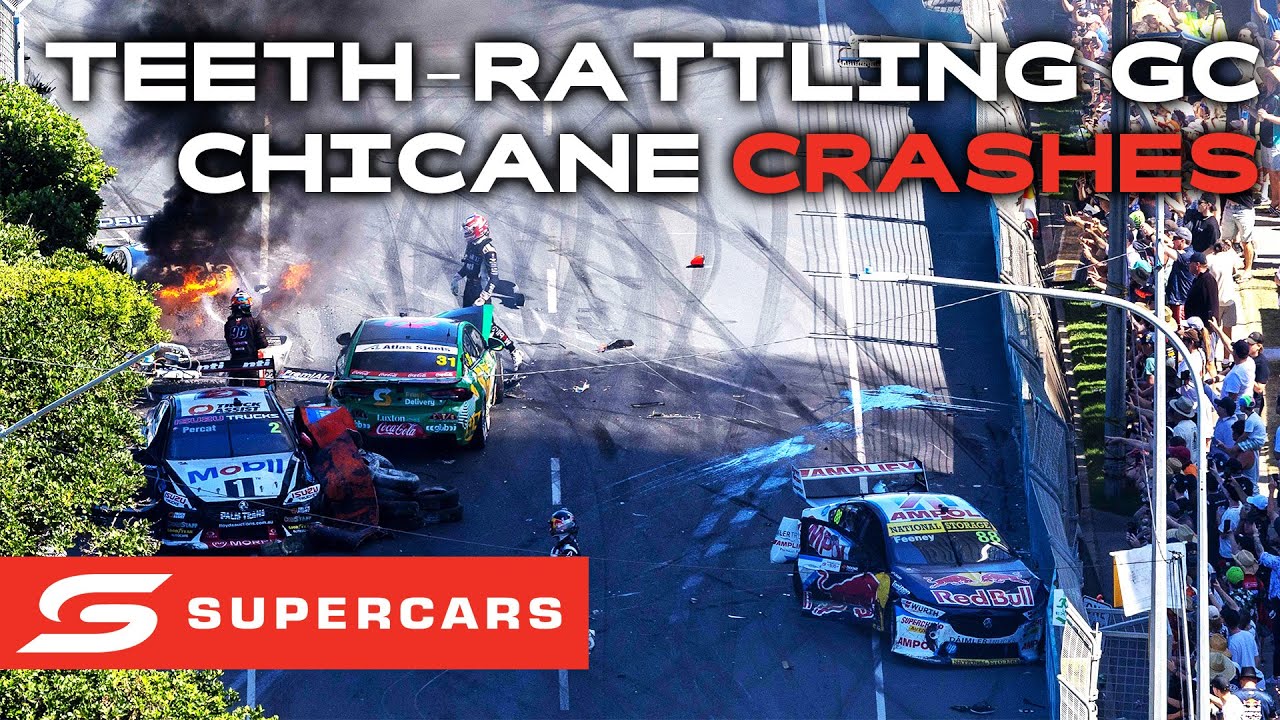 Best of Gold Coast: Six teeth-rattling chicane crashes