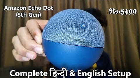 Amazon Echo Dot (5th Gen) Review in हिंदी 😍 | Alexa Smart Speaker | Sound | Motion | Alexa Rs- 4599/