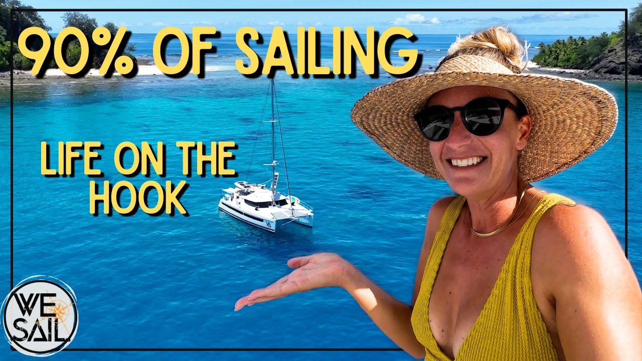⁣What 90% of Sailing Actually Looks Like | Days at Anchor in Fiji
