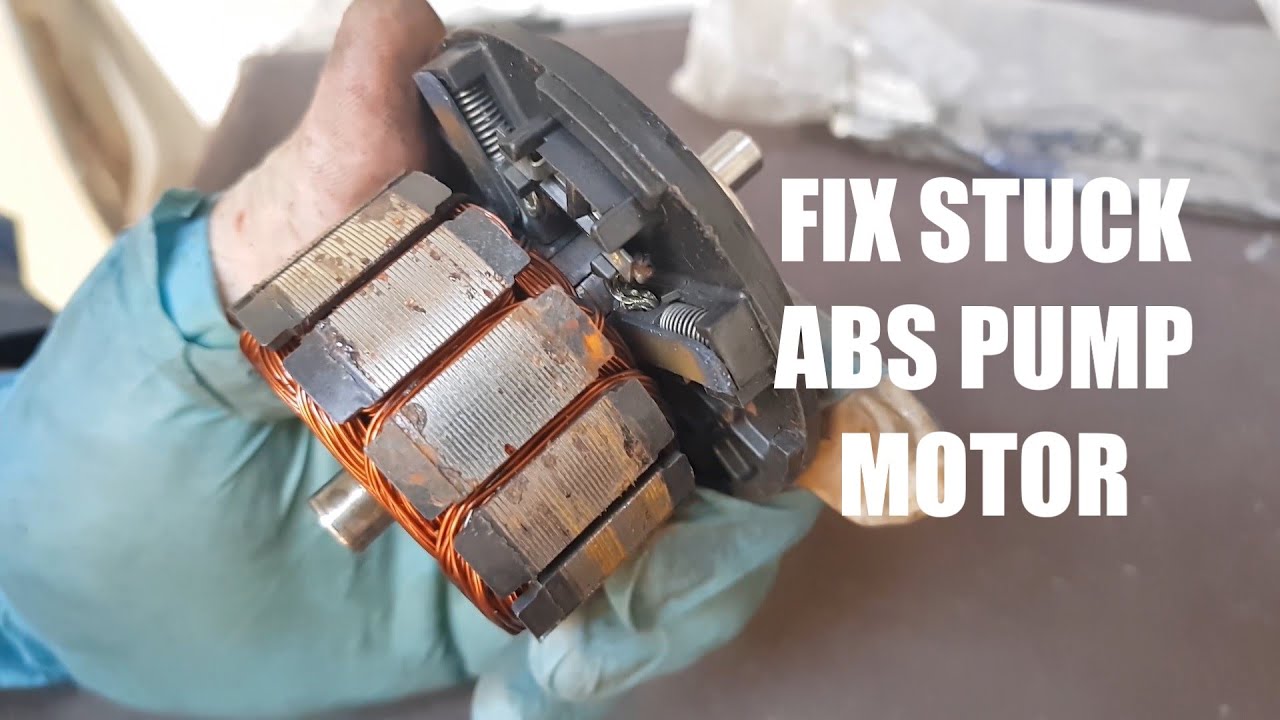 Fix stuck ABS pump motor - YouTube