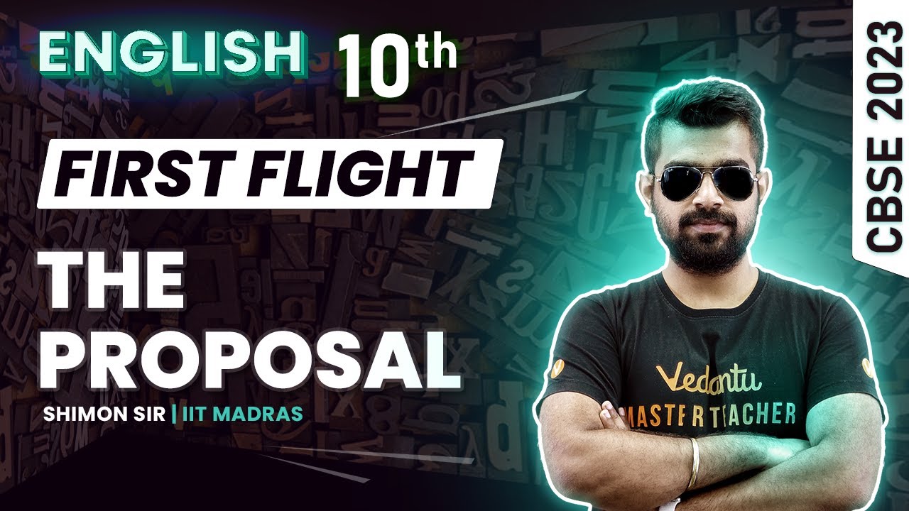Class 10 CBSE English | First Flight | The Proposal | Shimon Sir | V master Tamil |
