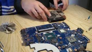 картинка: Разборка и чистка ноутбука Acer Aspire V3-571G