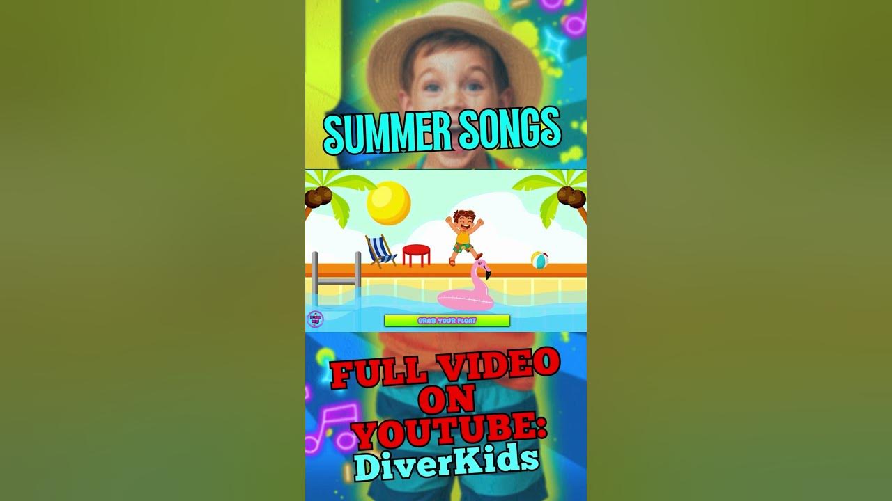 Summer Songs for Kids 2025 🌞🎤  #summer #educationalshorts #song
