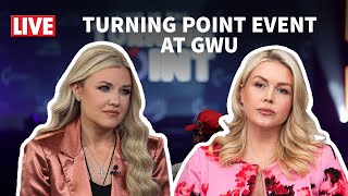 Famous LIVE: Erika Kirk, Karoline Leavitt speak at Turning Point USA event at GWU Wealth