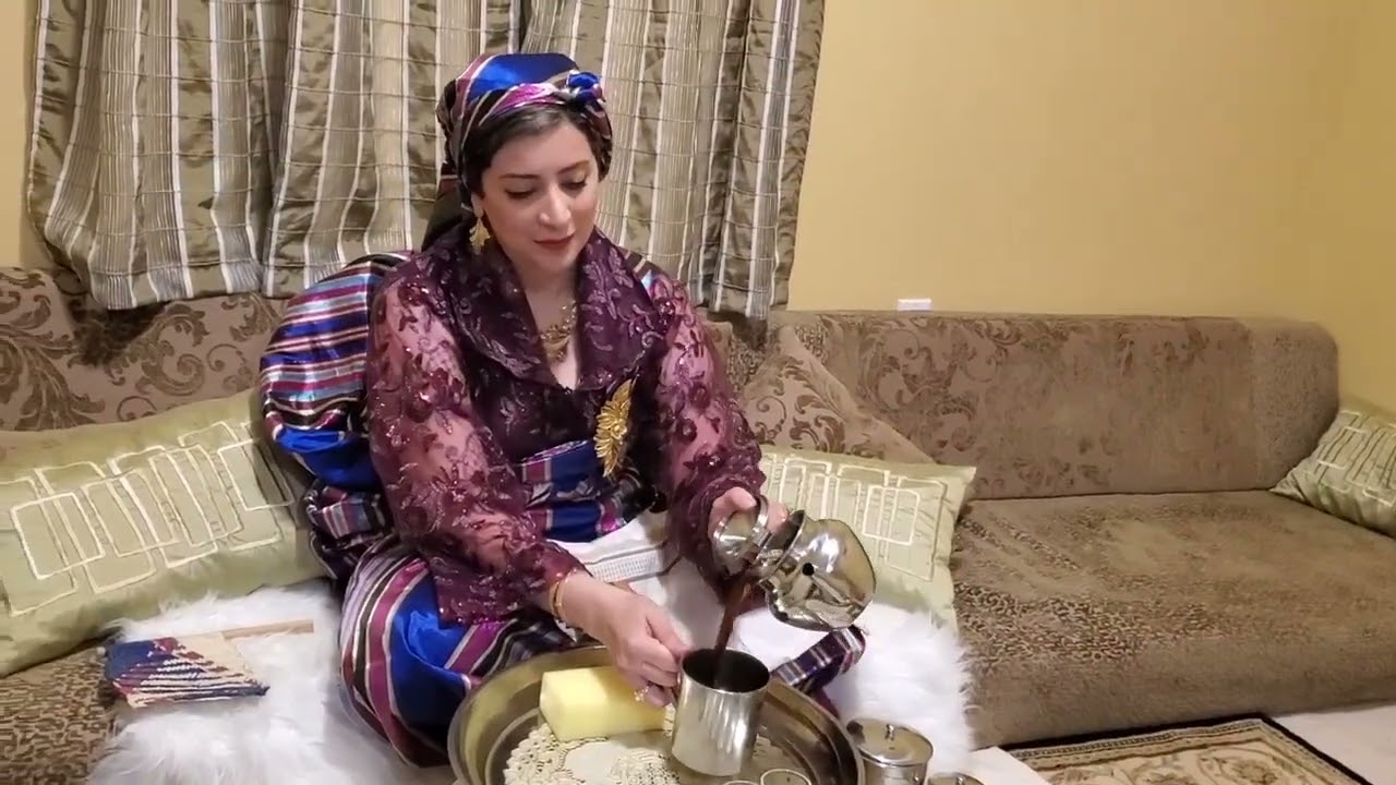 The Traditional Libyan Tea gathering عالة الشاهي الليبية