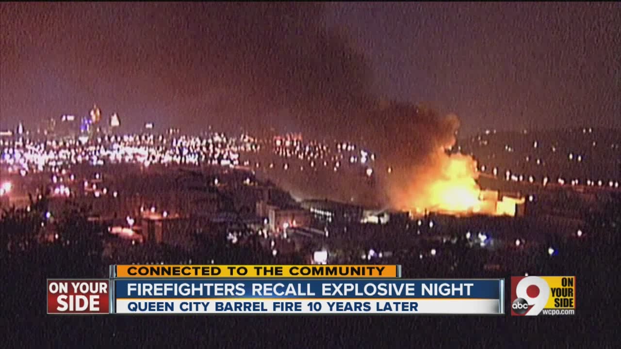 Firefighters recall explosive night of the Queen City Barrel fire of 2004