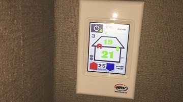 Reset HRV filter on touchscreen