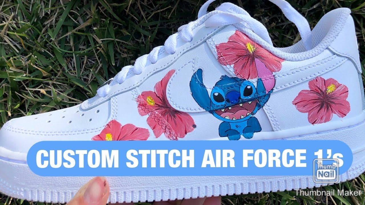 custom air force 1 lilo and stitch