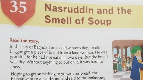 English grammar Collins solution revised class- 3 ch-35 nasiruddin & the Smell shop