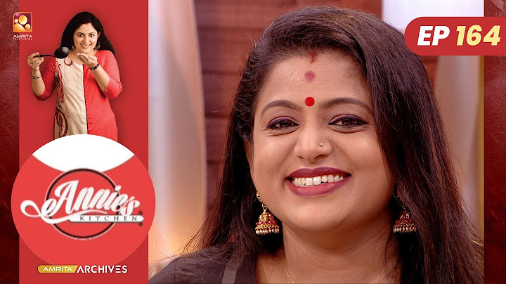 Annies Kitchen | Epi :164|Cookery Show  | Amrita TV Cookery Show