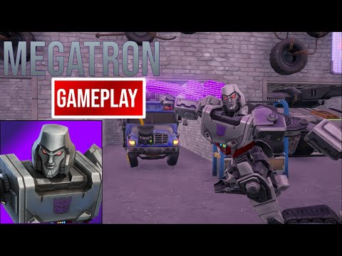 New Megatron Skin Gameplay (Fortnite Battle Royale)