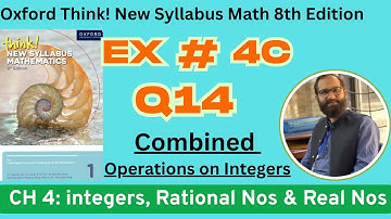 Exercise 4C Question 14 Oxford Think New Syllabus 8th Edition Math D1 Solutions