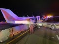 Watch the moment a plane lands on a Minnesota highway