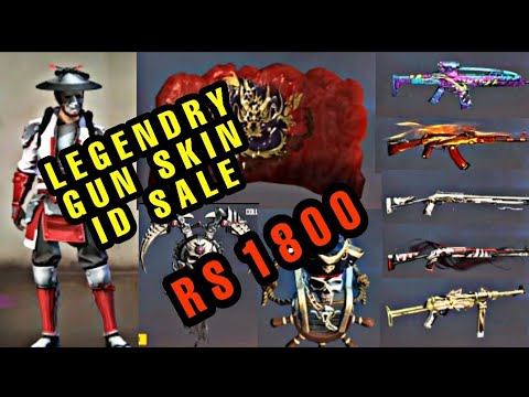 Free fire I'd sale good costumes and legendry gun skin